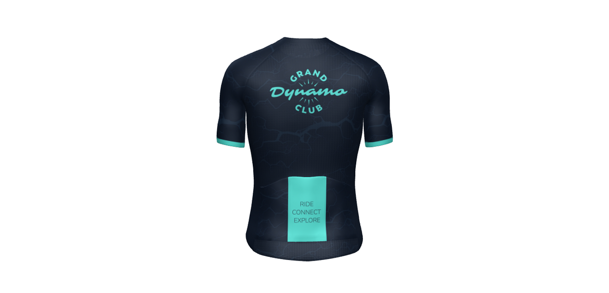 Maillot Lazer Blue manches courtes — produit seul