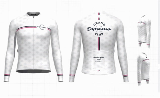 Maillot White Cloud manches longues — produit seul